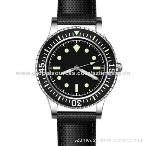 Promotional watches with alloy case and nylon strap at cheap price